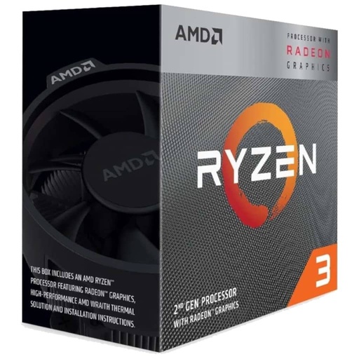 [I_PRAMD-309851] Processeur AMD AM4 Ryzen 3-3200G, 4.0GHz Turbo _ YD3200C5FHBOX