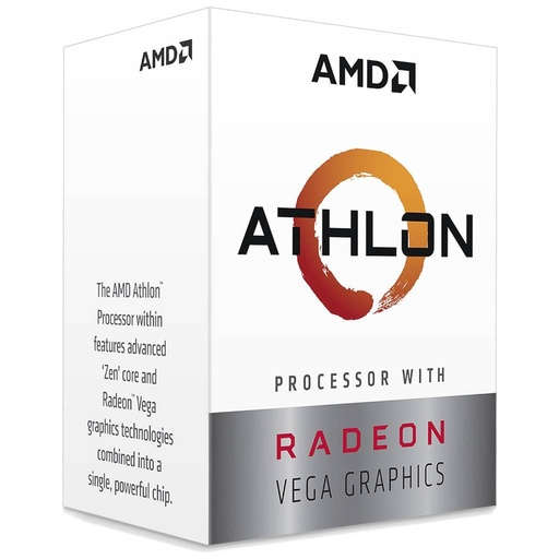 [I_PRAMD-311731] Processeur AMD AM4 Athlon 3000G, 3.5GHz _ YD3000C6FHBOX