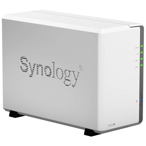 [R_NSSYN-723447] NAS réseau 2x disques Synology, Blanc _ DS220j