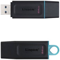 [P_SXKGT-309829] Clé USB 3.1 Kingston DataTraveler Exodia,  64Go Cyan (DTX/64GB)