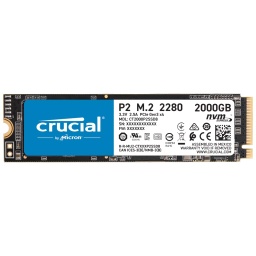 [I_DDCRU-902320] Disque SSD M.2 PCIe3 Crucial P2, 2To (CT2000P2SSD8)