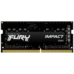 [I_MEKGT-318449] Mémoire SO-DIMM DDR4 3200MHz Kingston, 8Gb FURY Impact Noir (KF432S20IB/8)