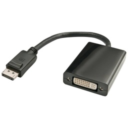 [C_ADDPP-050845] Cable Adaptateur MF DisplayPort vers 1x DVI-I,  0.1m Noir (MF-DPP.DVI-0001BK)