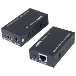 [C_CAHDM-501139] Extendeur FF HDMI sur RJ45, Portée 60.0m Noir (050113)
