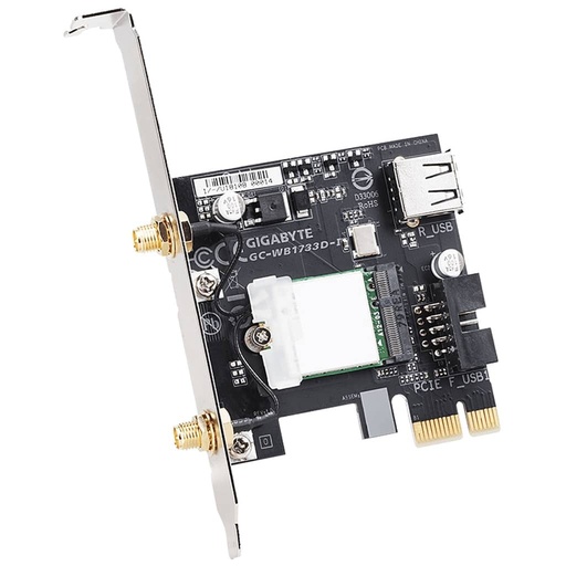 [R_CRGIG-803513] Carte réseau PCIe Bluetooth 5.0/WiFi AC1750 Gigabyte _ GC-WB1733D-I