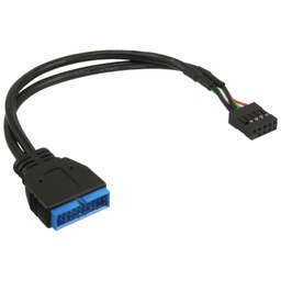 [C_ADUS3-051484] Cable Adaptateur MF USB 3.0 vers 1x USB 2.0 interne, 0.2m (MF-US3.US2-000BK)