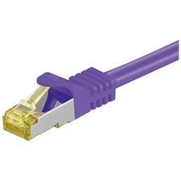 [C_CARJ4-052153] Cable MM RJ45 Cat.6,   0.5m droit Violet (MM-RJ4.RJ4-0005VT)