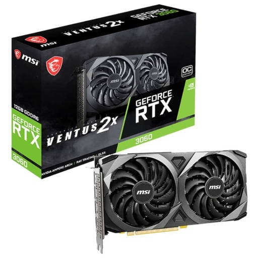 [I_CGMSI-793814] Carte graphique GeForce RTX3060 MSI RTX 3060 VENTUS 2X 12G OC _ 912-V397-039