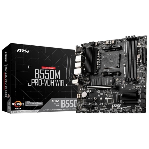 [I_CMMSI-733698] Carte mère AMD AM4 B550 Micro ATX MSI B550M PRO-VDH WIFI _ 911-7C95-027