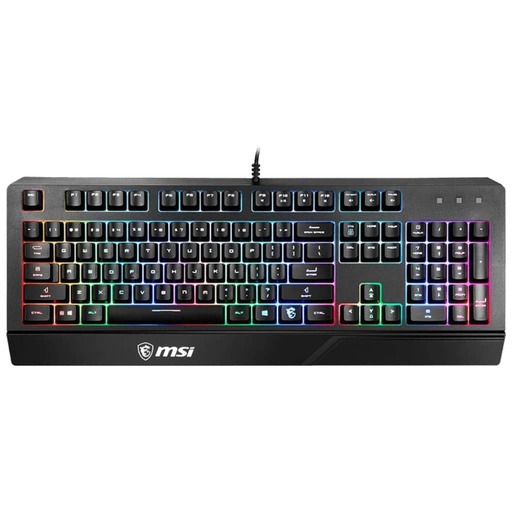 [P_SCMSI-741938] Clavier Filaire USB 2.0 MSI Vigor GK20, Noir/LED _ S11-04FR233-CLA