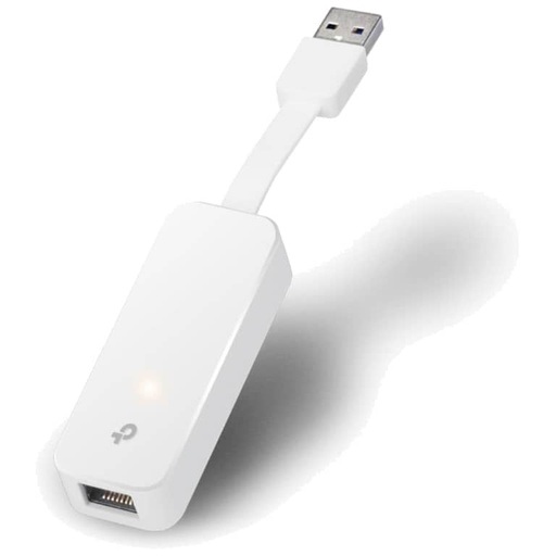[C_ADUS3-091743] Cable Adaptateur USB 3.0 vers 1x RJ45 MF, 0.10/0.20m Blanc _ TP-Link UE300UN v3