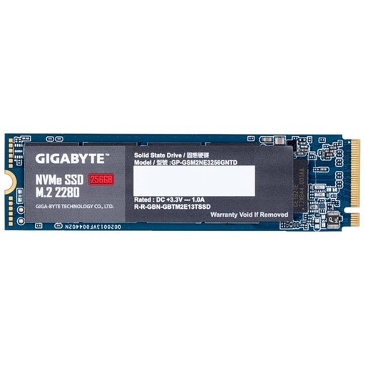 [I_DDGIG-806873] Disque SSD M.2 PCIe3 Gigabyte NVMe SSD, 256Go _ GP-GSM2NE3256GNTD