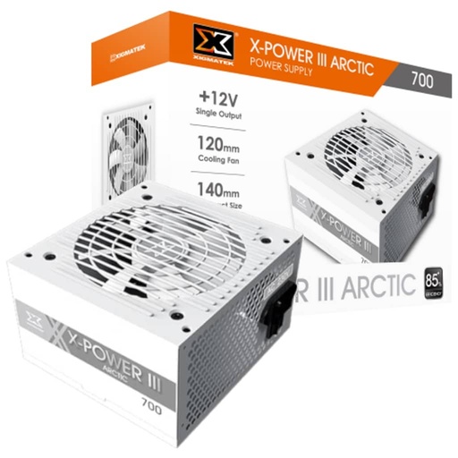 [I_ALXIG-748106] Alimentation ATX Xigmatek X-Power III Arctic, 700W 80PLUS White _ EN48106