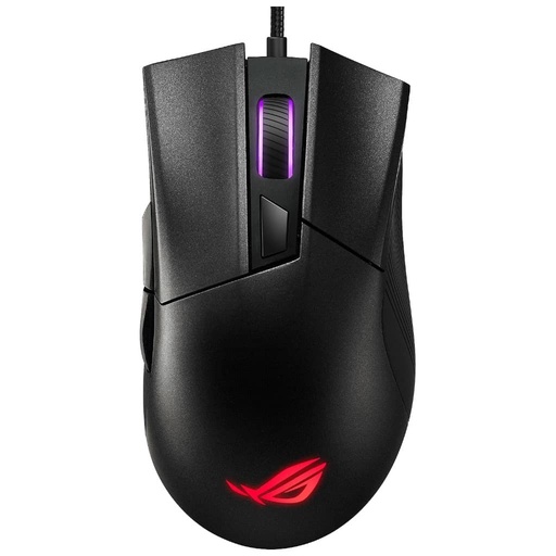[P_SCASU-329729] Souris Filaire USB 2.0 Asus P507 ROG Gladius II Core, Noir _ 90MP01D0-B0UA00