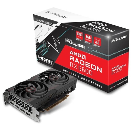 [I_CGSAP-290662] Carte graphique Radeon RX6600 Sapphire PULSE RX 6600 8GB _ 11310-01-20G