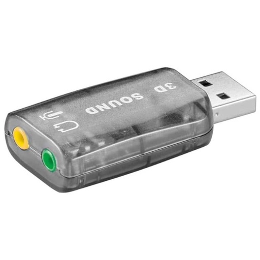 [I_CSGOO-954511] Carte son Externe Goobay 2.0, USB 2.0 _ 95451