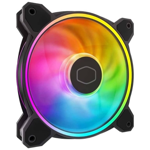 [I_FRCOM-127476] Ventilateur pour Boitier 120mm Cooler Master MasterFan MF120, Halo 2 Noir _ MFL-B2DN-21NP2-R2