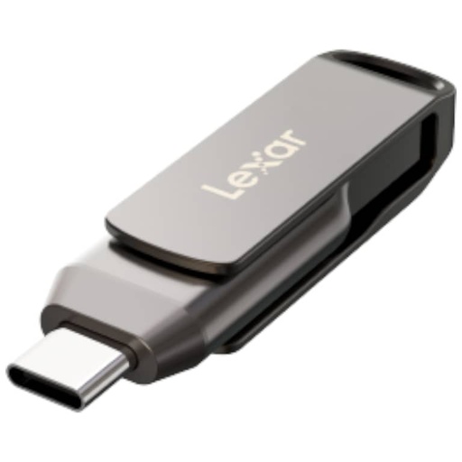 [P_SXLEX-129072] Clé USB 3.1/3TypeC Lexar JumpDrive Dual Drive D400, 128Go Gris _ LJDD400128G-BNQNG