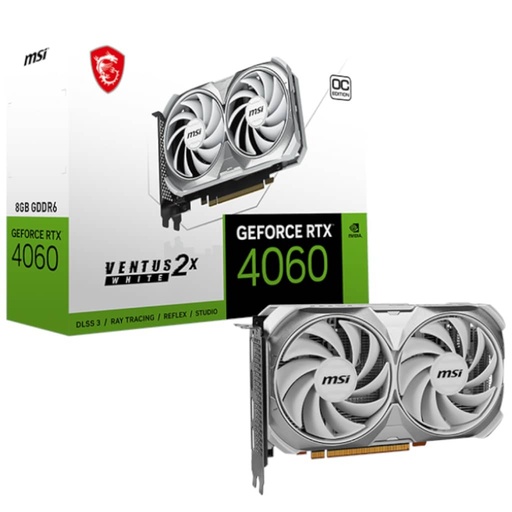 [I_CGMSI-129480] Carte graphique GeForce RTX4060 MSI RTX 4060 VENTUS 2X WHITE 8G OC _ 912-V516-032