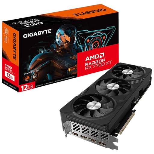 [I_CGGIG-314446] Carte graphique Radeon RX7700XT Gigabyte RX 7700 XT GAMING OC 12G _ GV-R77XTGAMING OC-12GD