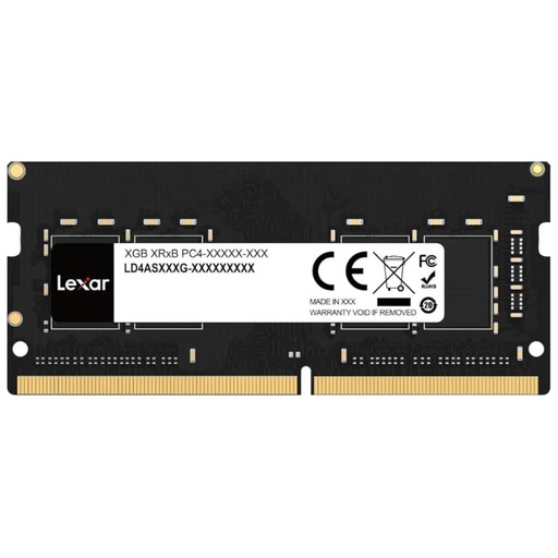 [I_MELEX-123773] Mémoire SO-DIMM DDR4 3200MHz Lexar, 16Gb _ LD4AS016G-B3200GSST