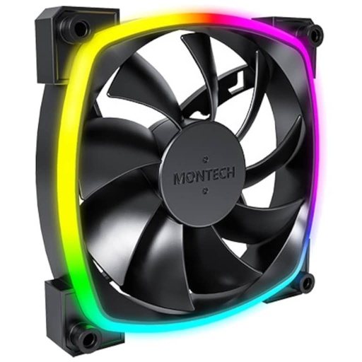 [I_FRMNT-746280] Ventilateur pour Boitier 120mm Montech AX120, Noir _ AX120 PWM BK