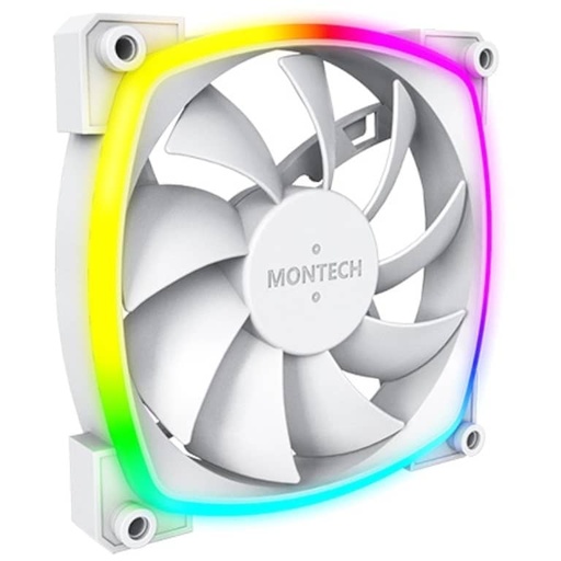 [I_FRMNT-747546] Ventilateur pour Boitier 120mm Montech AX120, Blanc _ AX120W PWM WH