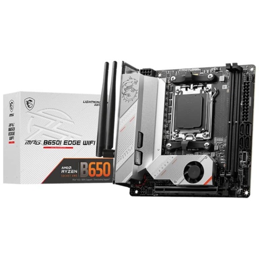 [I_CMMSI-010146] Carte mère AMD AM5 B650 Mini ITX MSI _ MPG B650I EDGE WIFI _ 911-7D73-001