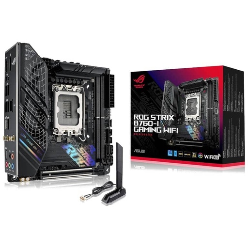 [I_CMASU-997658] Carte mère Intel 1700 B760 Mini ITX Asus ROG STRIX B760-I GAMING WIFI _ 90MB1D90-M1EAY0