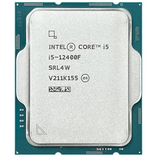[I_PRINT-997188] Processeur Intel 1700 Core i5-12400F, 4.4GHz Turbo _ BX8071512400F (Tray!)
