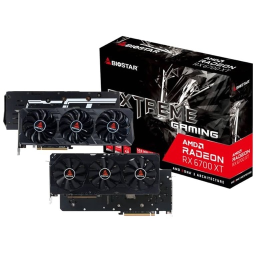 [I_CGBIS-686335] Carte graphique Radeon RX6700XT Biostar RX 6700 XT Extreme Gaming _ VA67T6TML9