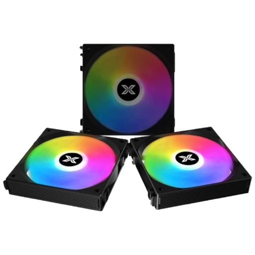 [I_FRXIG-541303] Kit 3x Ventilateurs pour Boitier 120mm Xigmatek Starlink, Noir _ EN41303