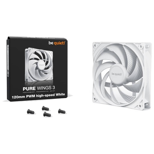 [I_FRBEQ-190982] Ventilateur pour Boitier 120mm Be Quiet Pure Wings3 PWM High-Speed Blanc _ BL111