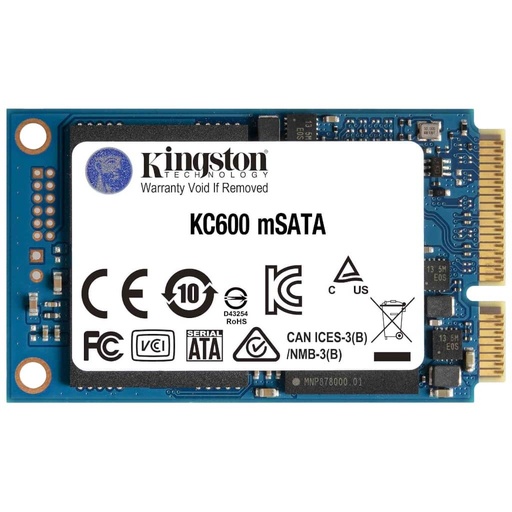 [I_DDKGT-315998] Disque SSD mSATA Kingston KC600, 512Go _ SKC600MS/512G