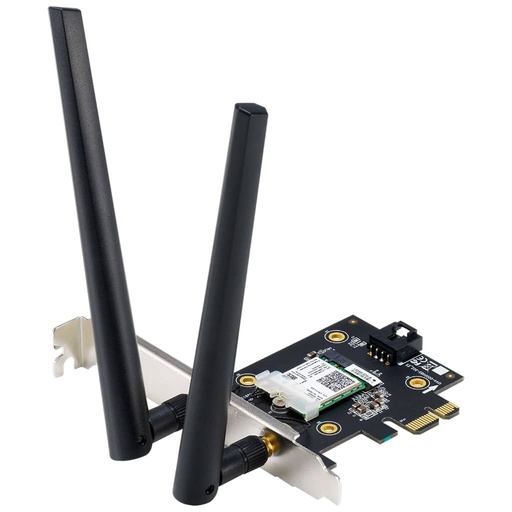 [R_CRASU-516396] Carte réseau PCIe Bluetooth 5.0/WiFi AX3000 Asus PCE-AX3000 _ 90IG0610-MO0R10