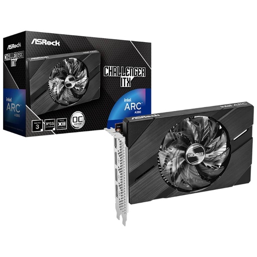 [I_CGASR-939365] Carte graphique Intel Arc AsRock A380 Challenger ITX 6GB OC _ A380 CLI 6GO