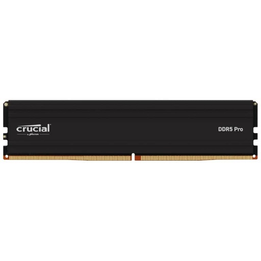 Mémoire DIMM DDR5 6000MHz Crucial, 16Gb Pro Noir _ CP16G60C48U5