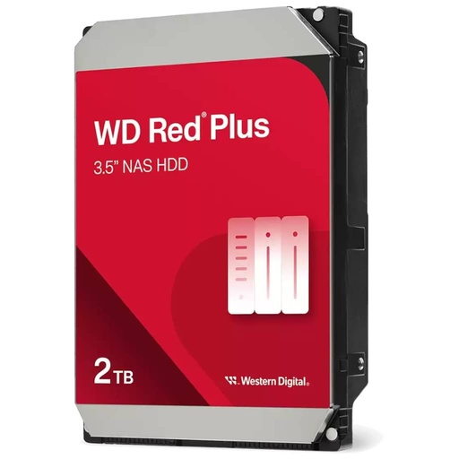 [I_DDWED-899770] Disque HDD 3.5" SATA Western Digital Red Plus NAS, 2To _ WD20EFPX