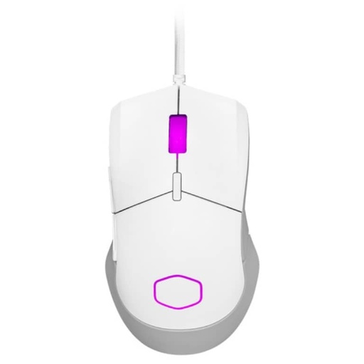 [P_SCCOM-117965] Souris Filaire USB 2.0 Cooler Master MM310, Blanc/Gris/LED _ MM-310-WWOL1