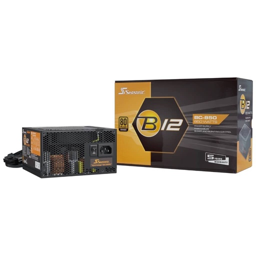 [I_ALSES-876717] Alimentation ATX Seasonic B12 BC, 850W 80PLUS Bronze _ A851BCAFH