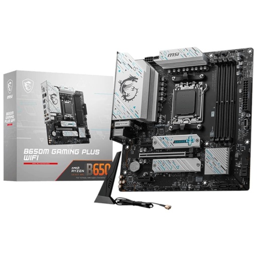 [I_CMMSI-180955] Carte mère AMD AM5 B650 Micro ATX MSI B650M GAMING PLUS WIFI _ 911-7E24-001