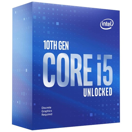 [I_PRINT-188708] Processeur Intel 1200 Core i5-10600KF, 4.8GHz Turbo _ BX8070110600KF