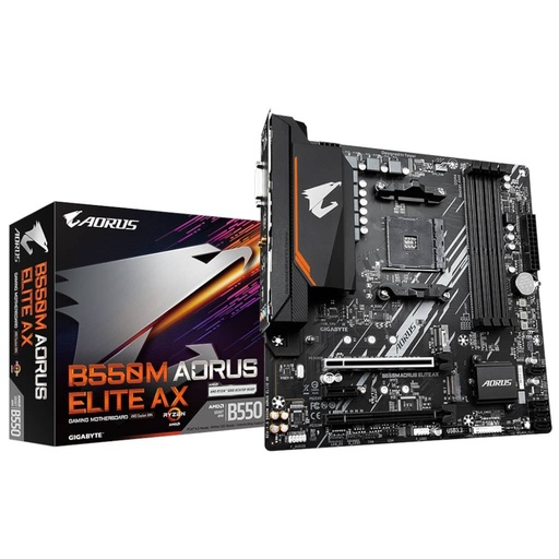 [I_CMGIG-855055] Carte mère AMD AM4 B550 Micro ATX Gigabyte _ B550M AORUS ELITE AX