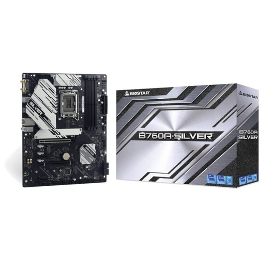 [I_CMBIS-686687] Carte mère Intel 1700 B760 ATX Biostar B760A-SILVER v5.0 _ IB76AADT-01