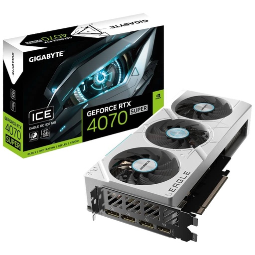 [I_CGGIG-354329] Carte graphique GeForce RTX4070Super Gigabyte RTX 4070 SUPER EAGLE OC ICE 12G _ GV-N407SEAGLEOC ICE-12GD