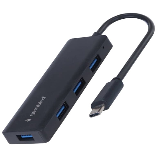 [P_HLGEM-129718] Hub USB 3TypeC Gembird UHB-CM, 4x USB 3.1, Noir _ UHB-CM-U3P4-02