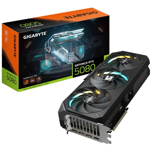 [I_CGGIG-355494] Carte graphique GeForce RTX5080 Gigabyte RTX 5080 GAMING OC 16G _ GV-N5080GAMING OC-16GD
