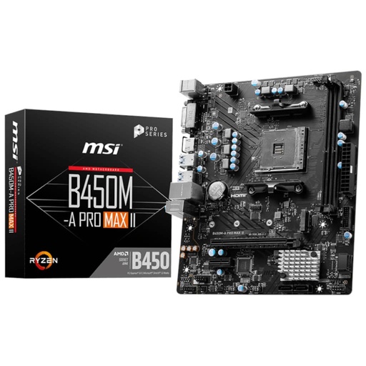 [I_CMMSI-125291] Carte mère AMD AM4 B450 Micro ATX MSI B450M-A PRO MAX II _ 911-7C52-044