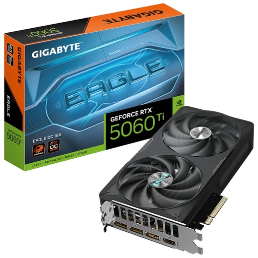 [I_CGGIG-356071] Carte graphique GeForce RTX5060Ti Gigabyte RTX 5060 Ti EAGLE OC 16G _ GV-N506TEAGLE OC-16GD