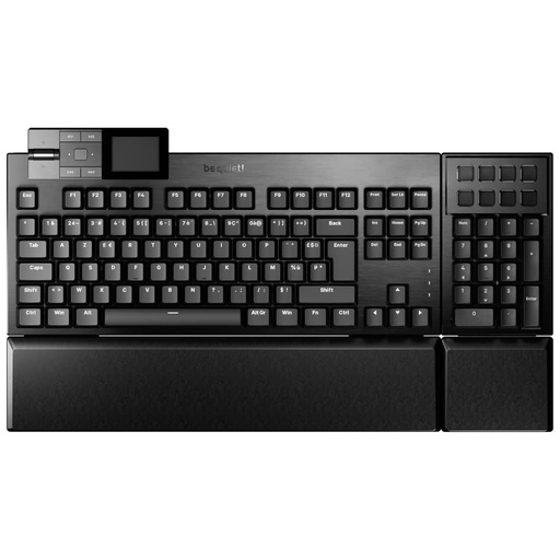 [P_SCBEQ-192757] Clavier Filaire USB 2.0 Be Quiet Dark Mount, Noir/LED Silent Tactile _ BT002FR